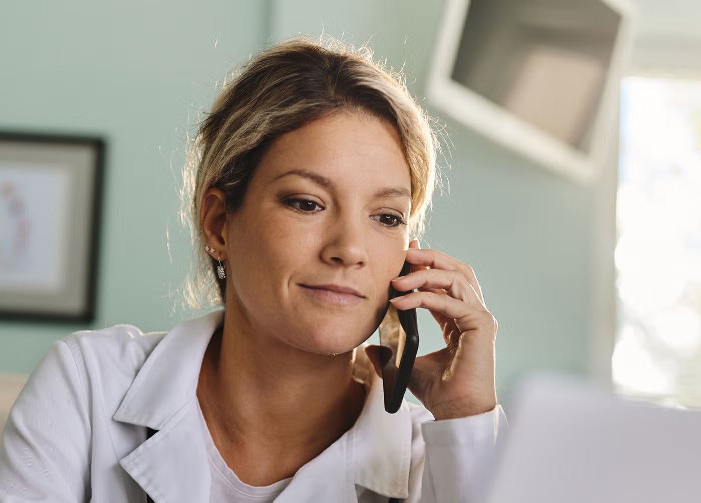 doctor on phone