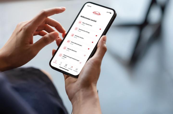 takeda app on smartphone